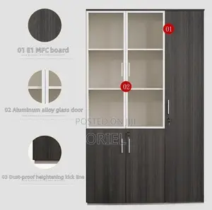 Office Cabinets; Elegant Wooden Executive Office Filing Cupboard