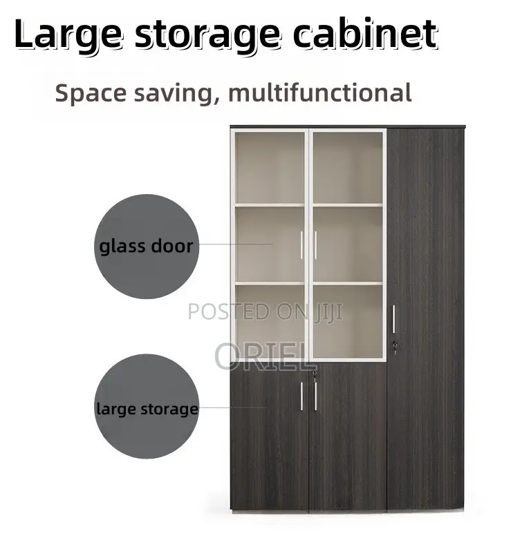 Office Cabinets; Elegant Wooden Executive Office Filing Cupboard
