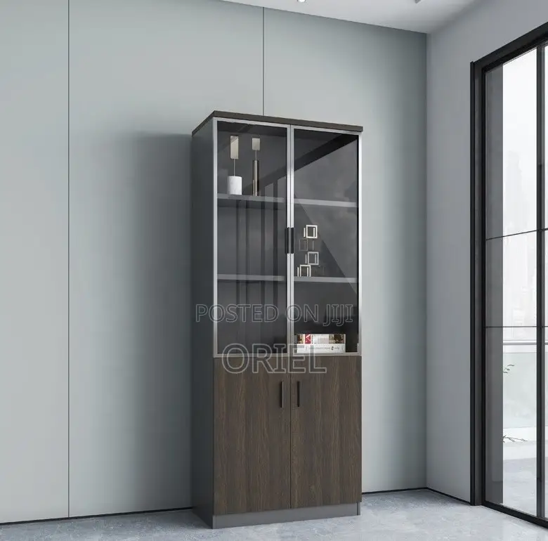 Office Cabinets; Elegant Wooden Executive Office Filing Cupboard