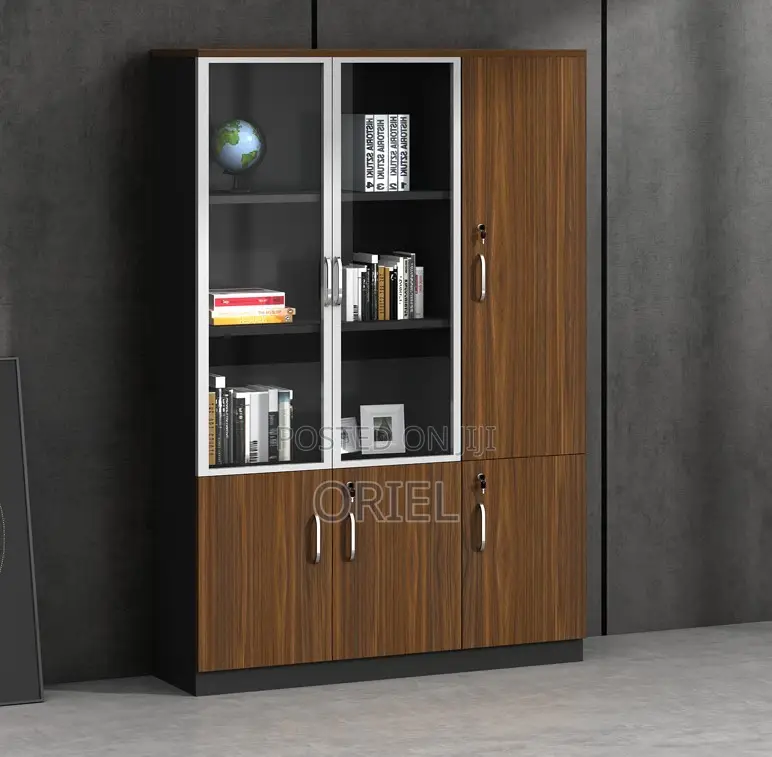 Office Cabinets; Elegant Wooden Executive Office Filing Cupboard