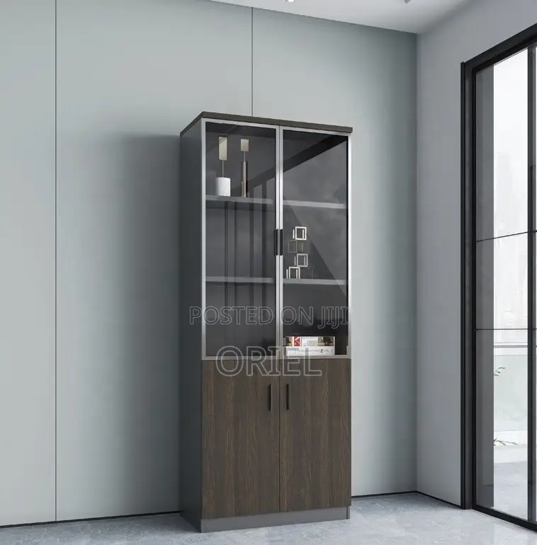 Office Cabinets; Elegant Wooden Executive Office Filing Cupboard