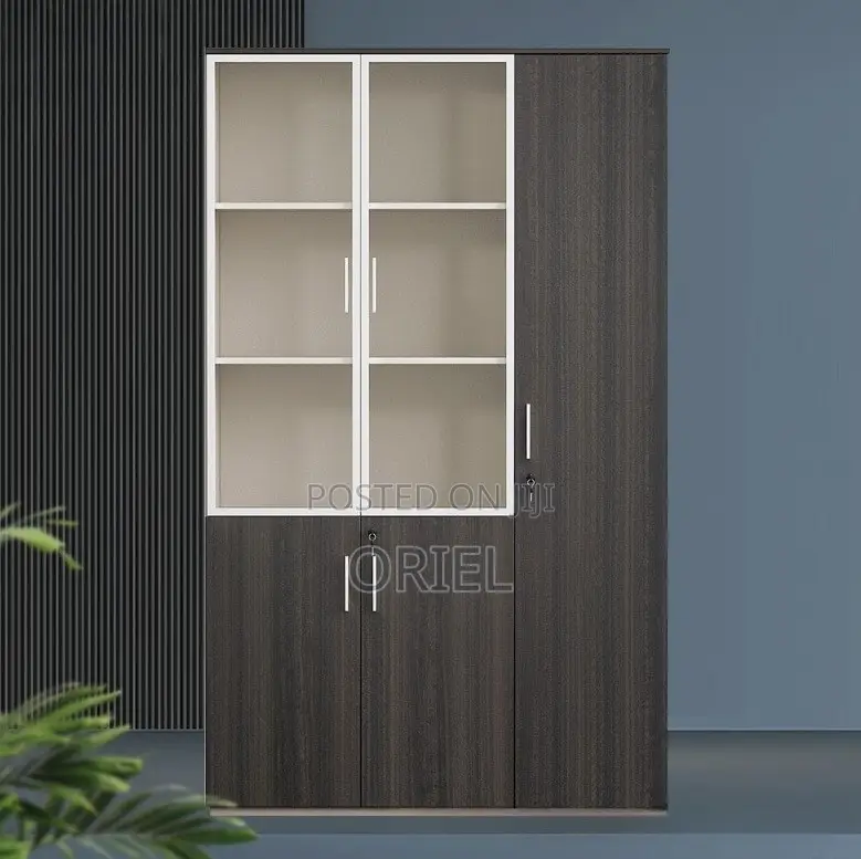Office Cabinets; Elegant Wooden Executive Office Filing Cupboard