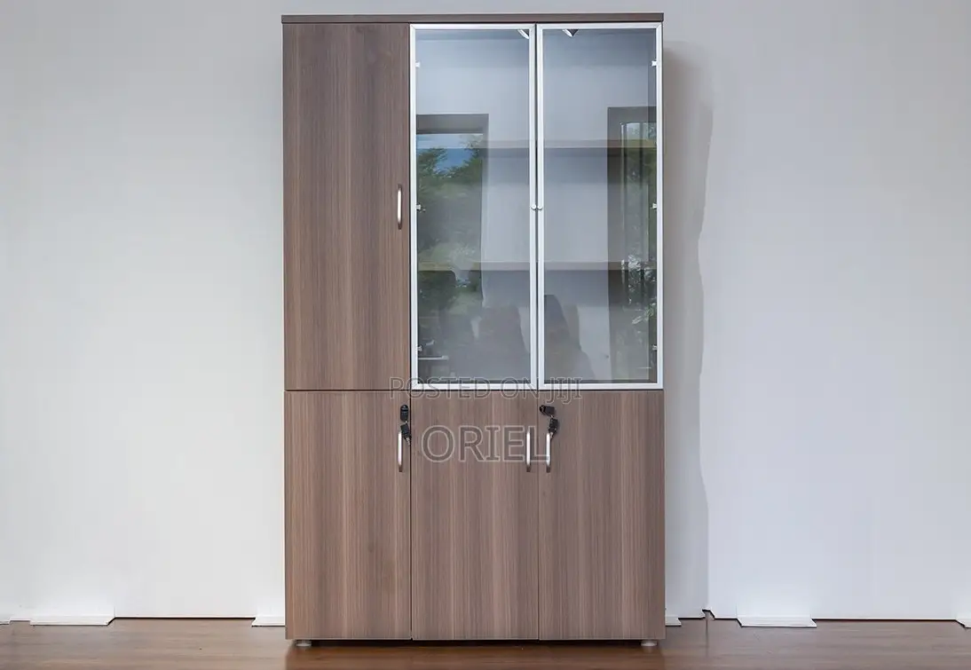Office Cabinets; Elegant Wooden Executive Office Filing Cupboard
