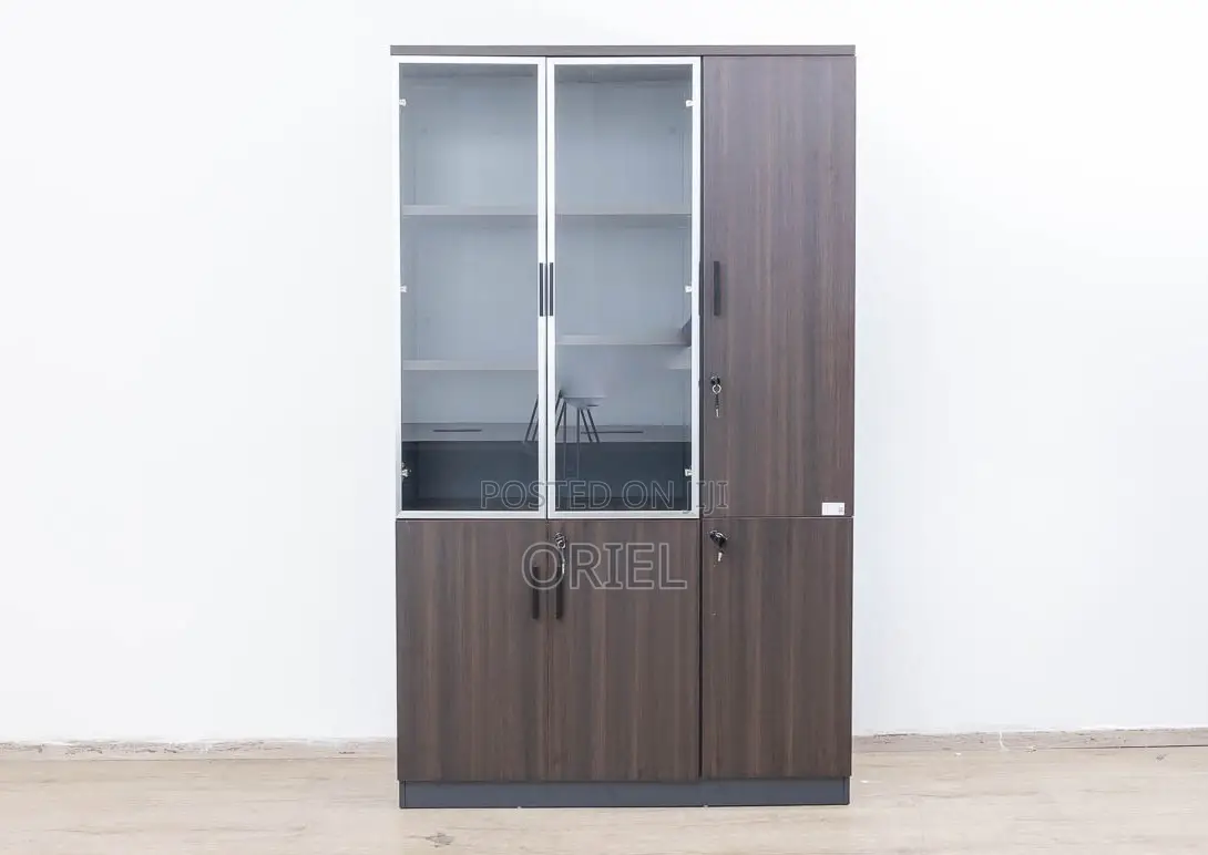 Office Cabinets; Elegant Wooden Executive Office Filing Cupboard