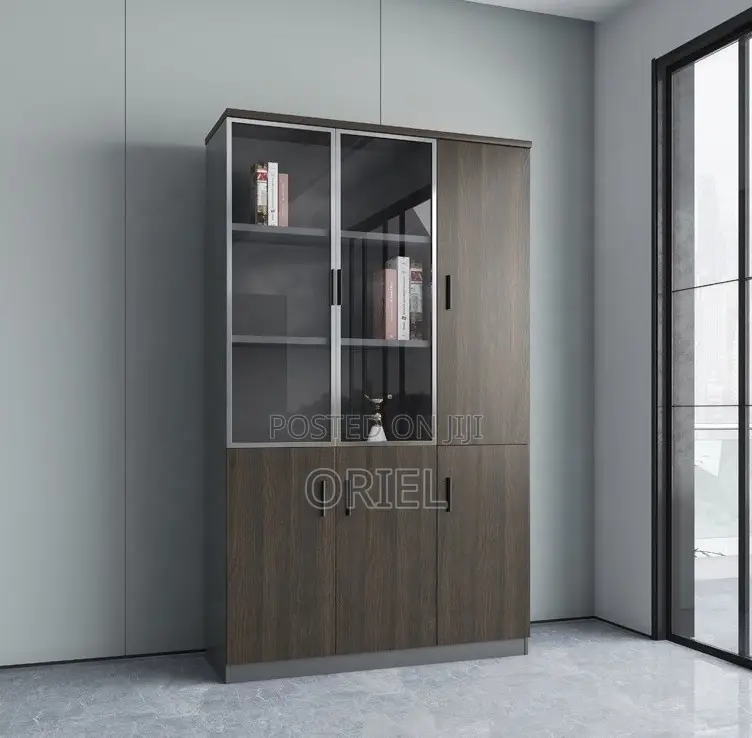 Office Cabinets; Elegant Wooden Executive Office Filing Cupboard
