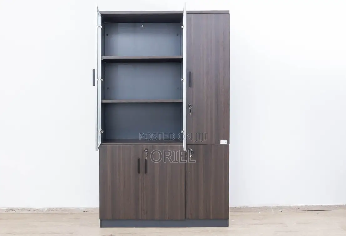 Office Cabinets; Elegant Wooden Executive Office Filing Cupboard