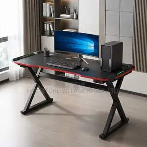 Office Desk; 120cm Gaming Desk With Light