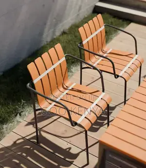 Home Chair; Home Outdoor Striped Chair