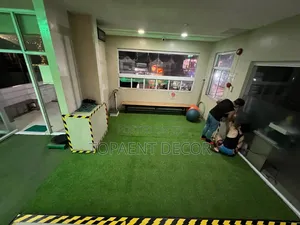 25mm Gyming Area Radiant Green Soft On Stepping Artificial Grass