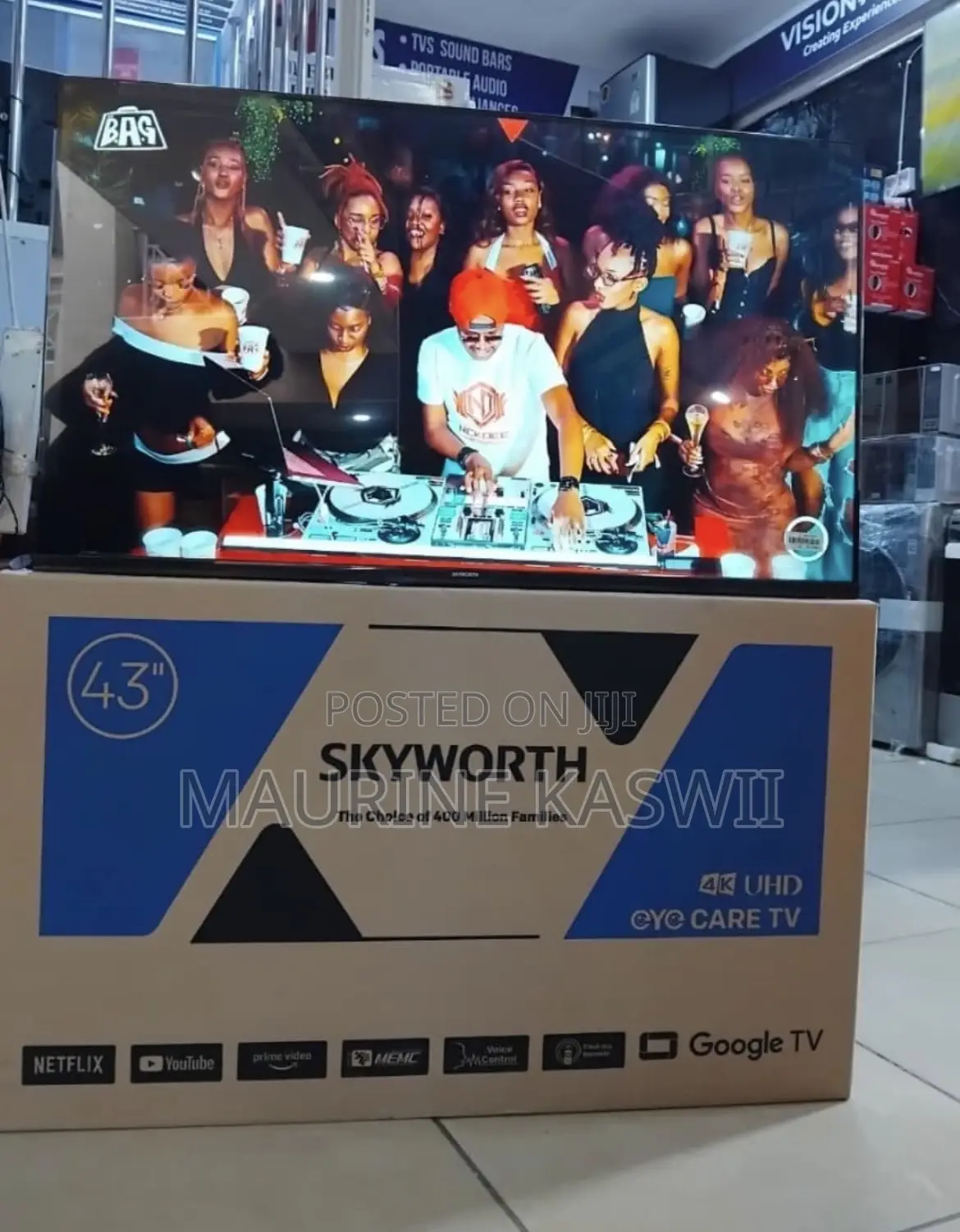 Skyworth Full Hd 43” Frameless -43(2025)