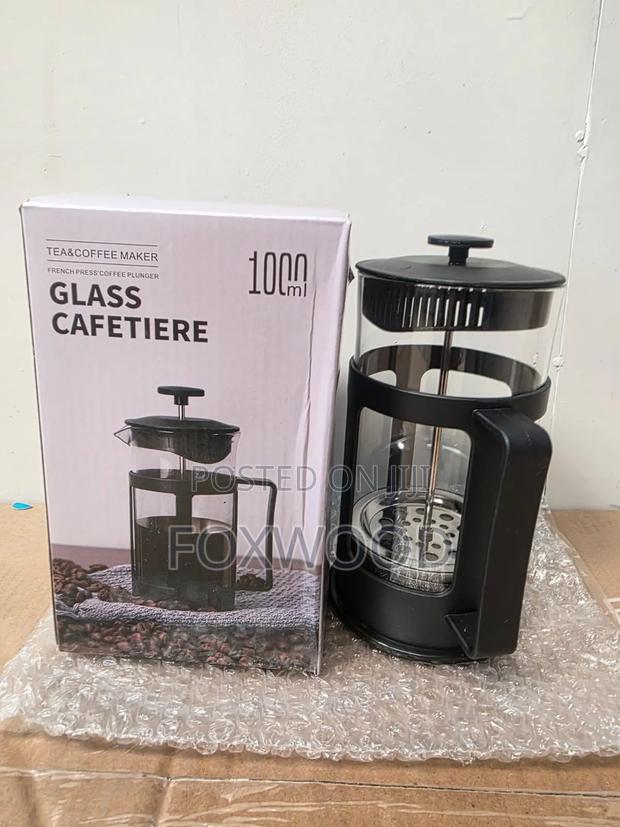 1000ml French Plunger Coffee/ Tea Now Available