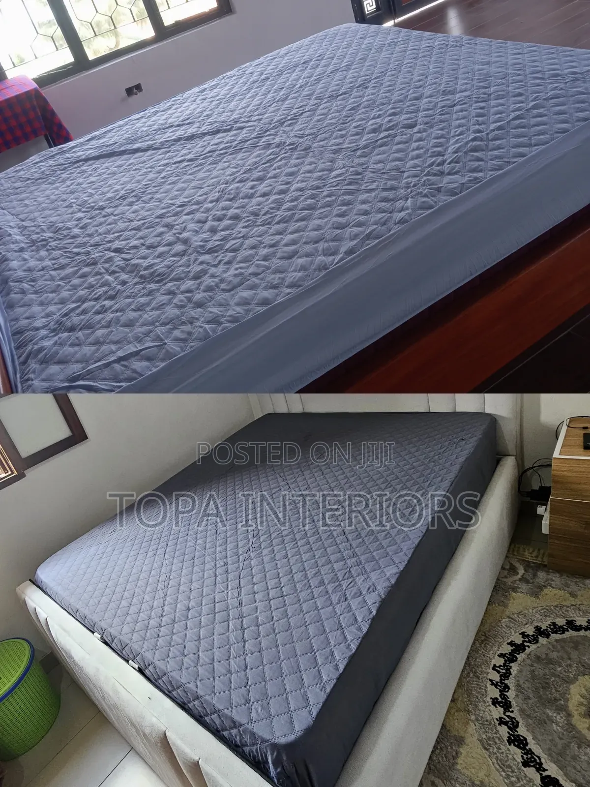 Soft Absorbent Quilted Waterproof Mattress Protector Covers
