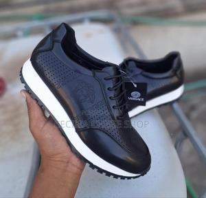 Versace Leather Sneakers - thumbnail 2