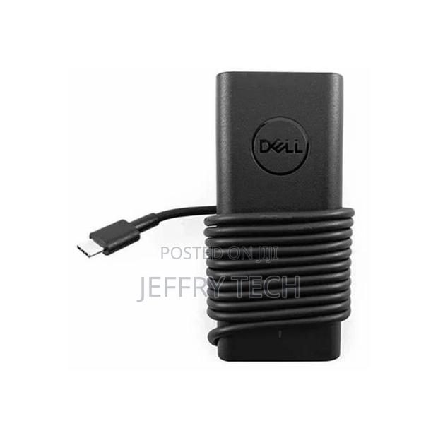 Dell Original Usb Type C Charger 65w for Laptop With Power Cable-Black - thumbnail 2