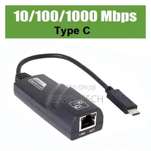 Type-C to Rj45 Gigabit Ethernet Adapter Rtl8153 Network Card for Pc, M