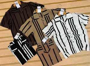 Quality Casual Cotton Short Sleeved Collar Cuban Shirt Available