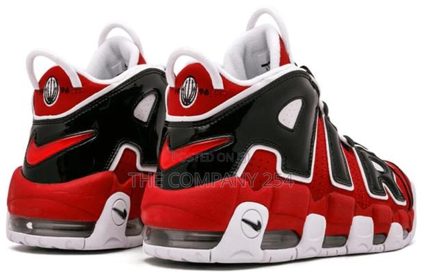 *Nike Uptempo Bulls Leather Unisex Nike Original Shoes