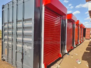 40ft Container Stalls Readily Available- In Dark Grey And Red.