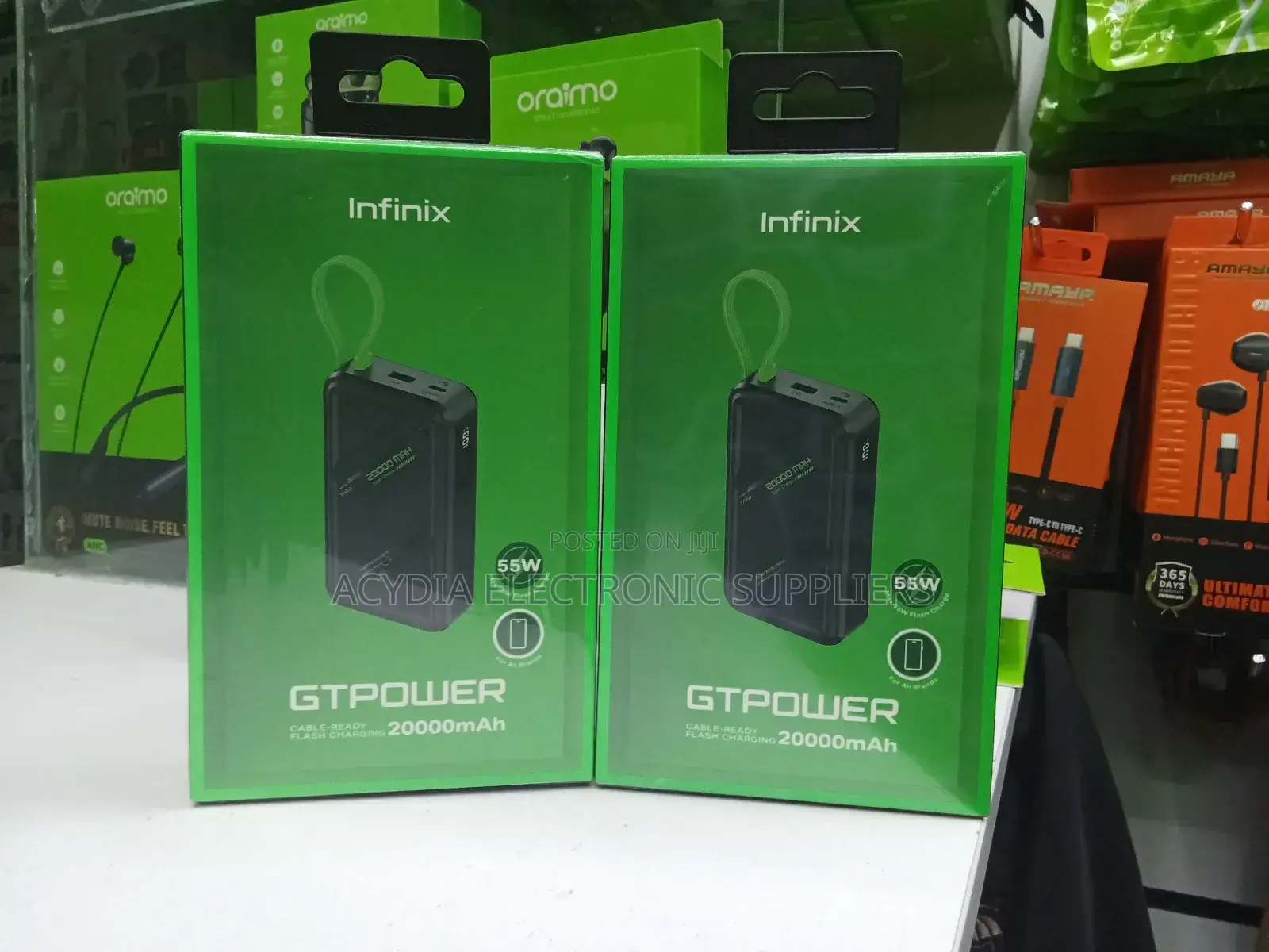 Infinix Gtpower 55w, 20000mah Laptop and Phone Power Bank