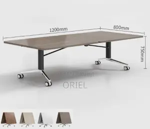 Modern Office Boardroom Table : Foldable Conference Table