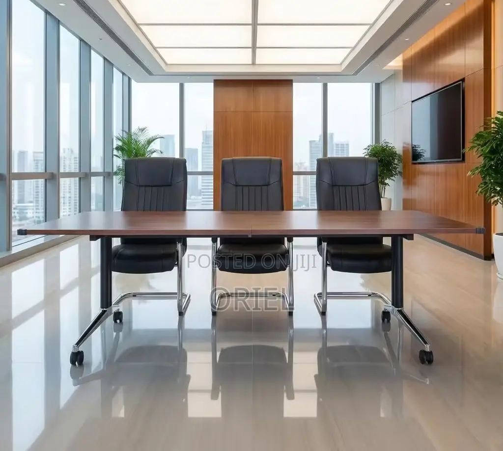 Modern Office Boardroom Table : Foldable Conference Table