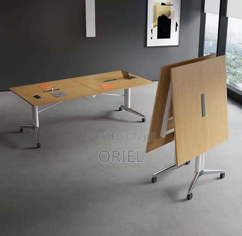 Modern Office Boardroom Table : Foldable Conference Table