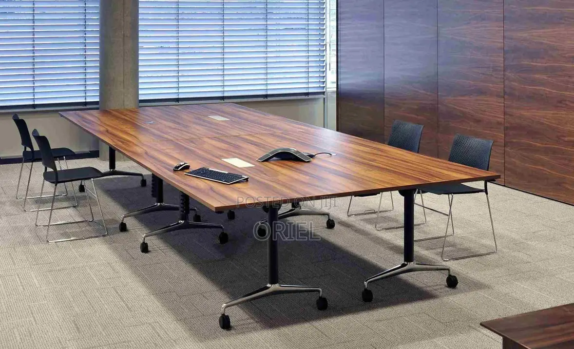 Modern Office Boardroom Table : Foldable Conference Table