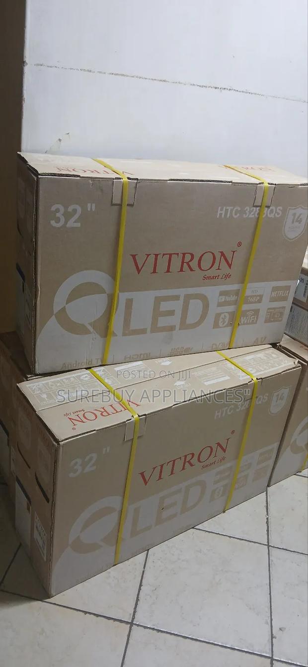 Vitron 32" Ultra Qled Smart Android Tv – Frameless Design, Bluetooth - main view