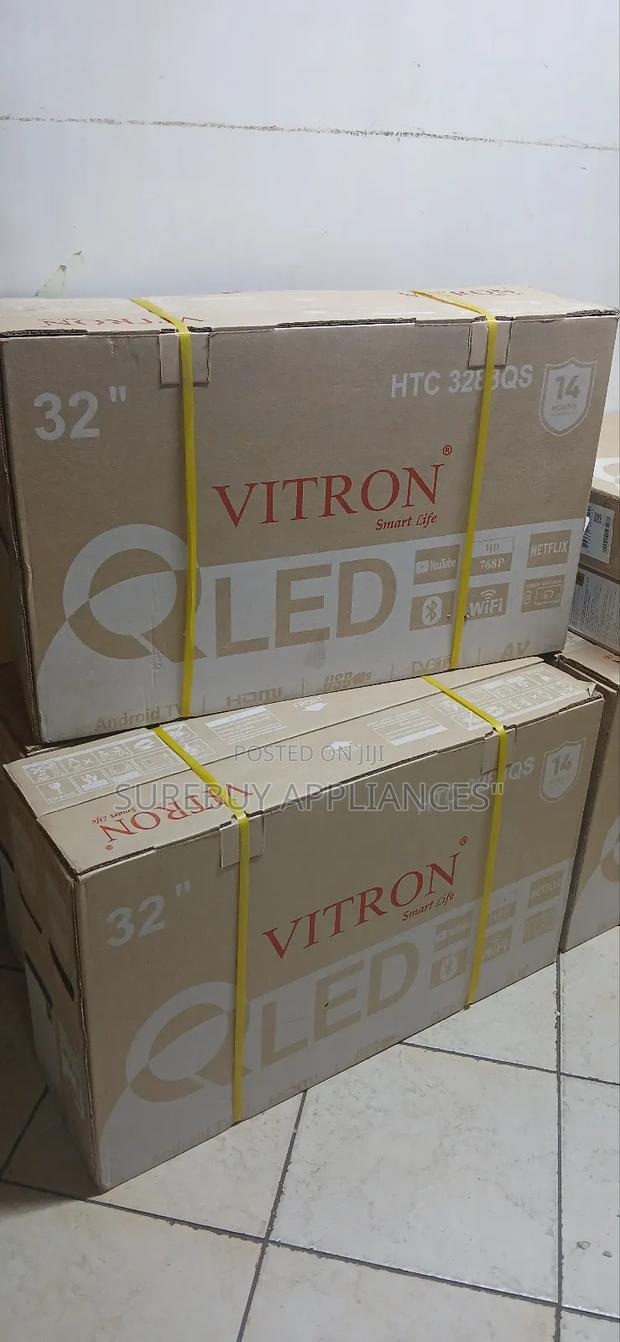 Vitron 32" Ultra Qled Smart Android Tv – Frameless Design, Bluetooth - thumbnail 2