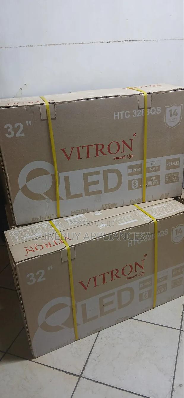 Vitron 32" Android Qled Smart Tv With Bluetooth Slim Bezel - main view