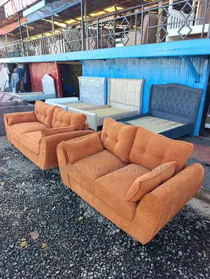Chic Brown 5 Seater Sofa/5 Seater Sofa