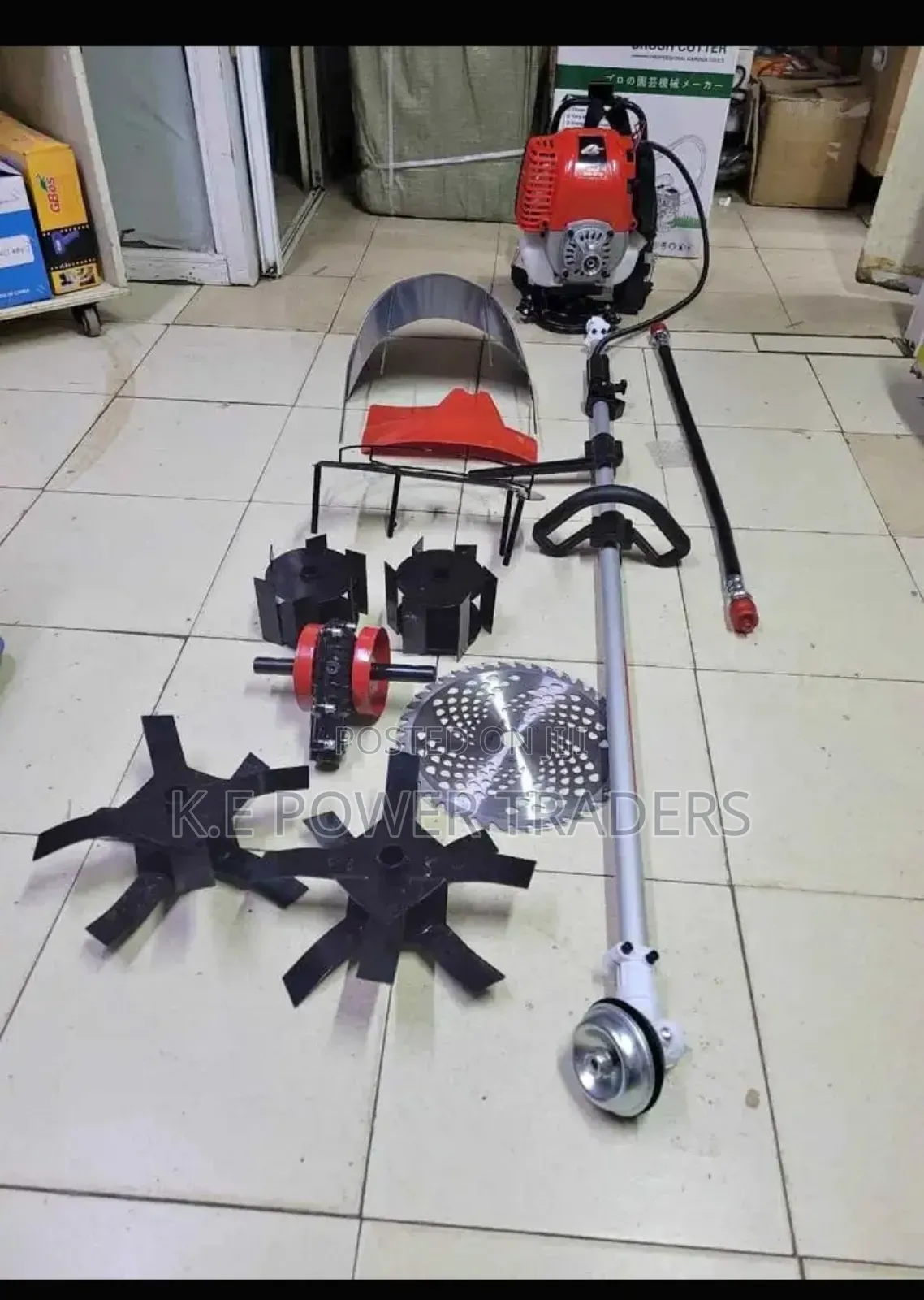 Brush Cutter With Tiller And Weeder