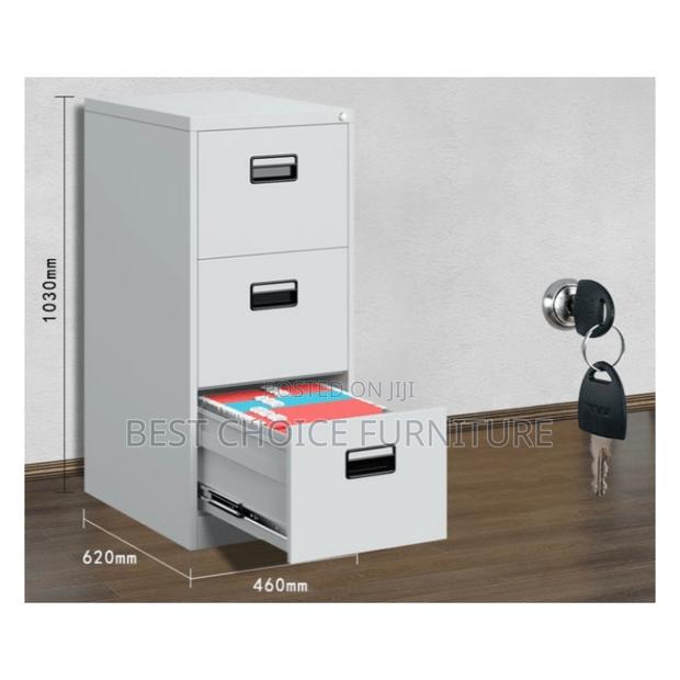 Office Cabinets; 3-Drawer Steel Office Cabinet for Secure Storage - thumbnail 5