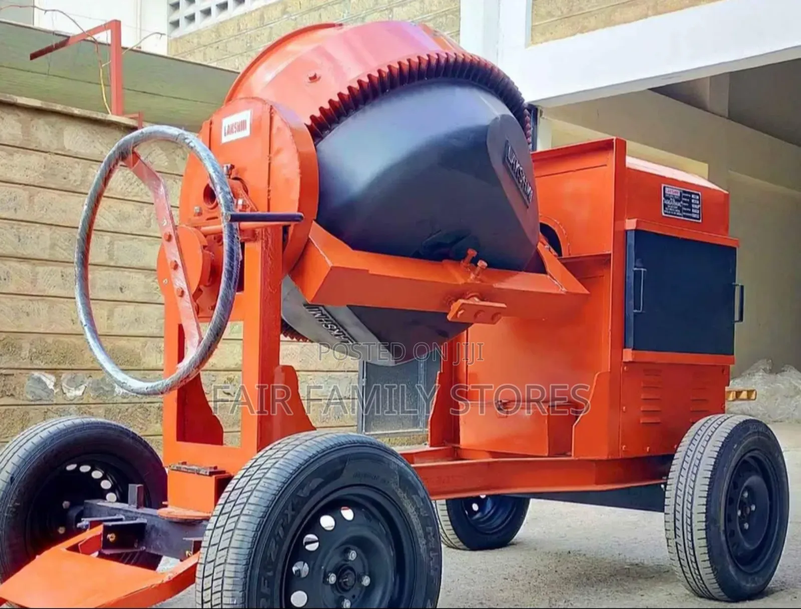 Indian Concrete Mixer- 500l. - Heavy