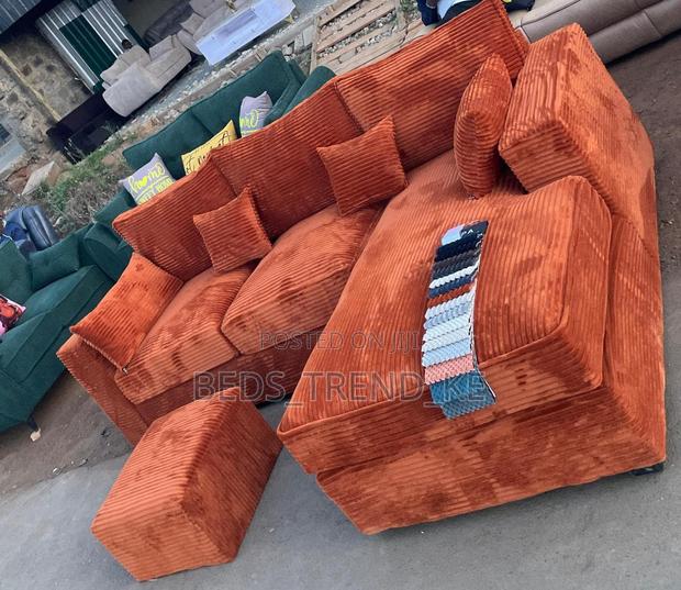 Quiet Classy 6 Seater L Seat (Orange)