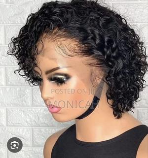 Short Full Frontal Watercurl Wig - thumbnail 2