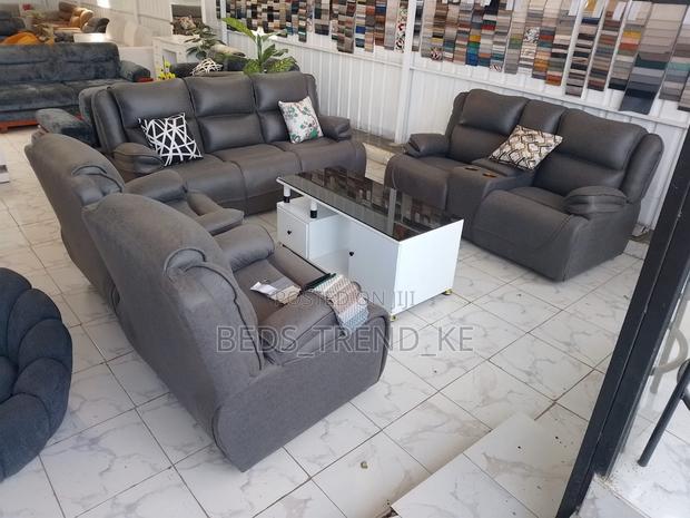 Tanzanian Semi Recliner Sofa 7 Seater
