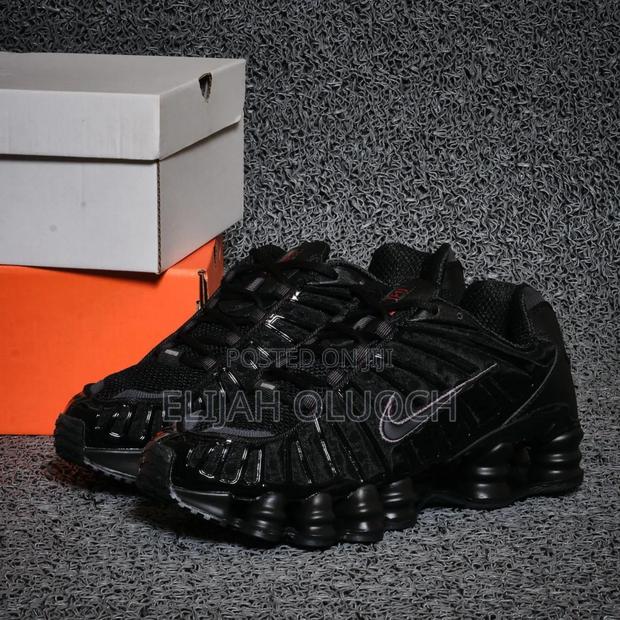 All Black Nike Shox - thumbnail 2