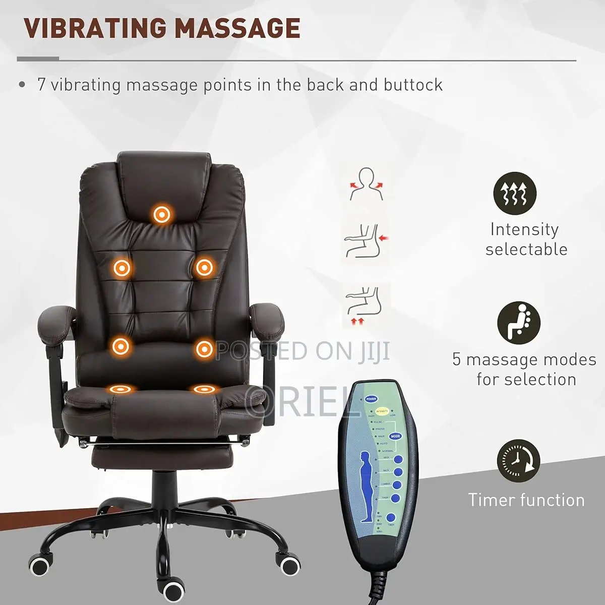 Executive Office Chair : Lincoln Faux Leather Executive Chair