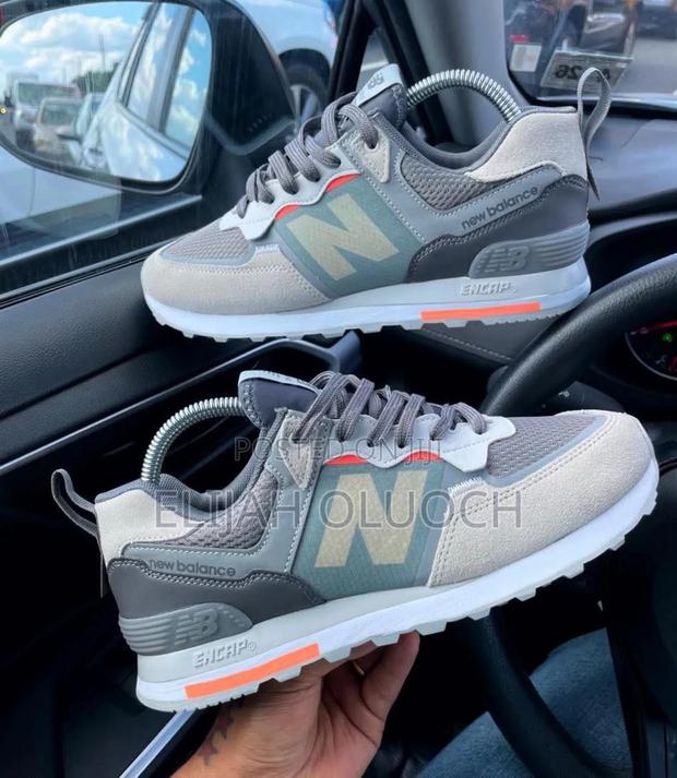 New Balance 574 Gray Shoes - main view