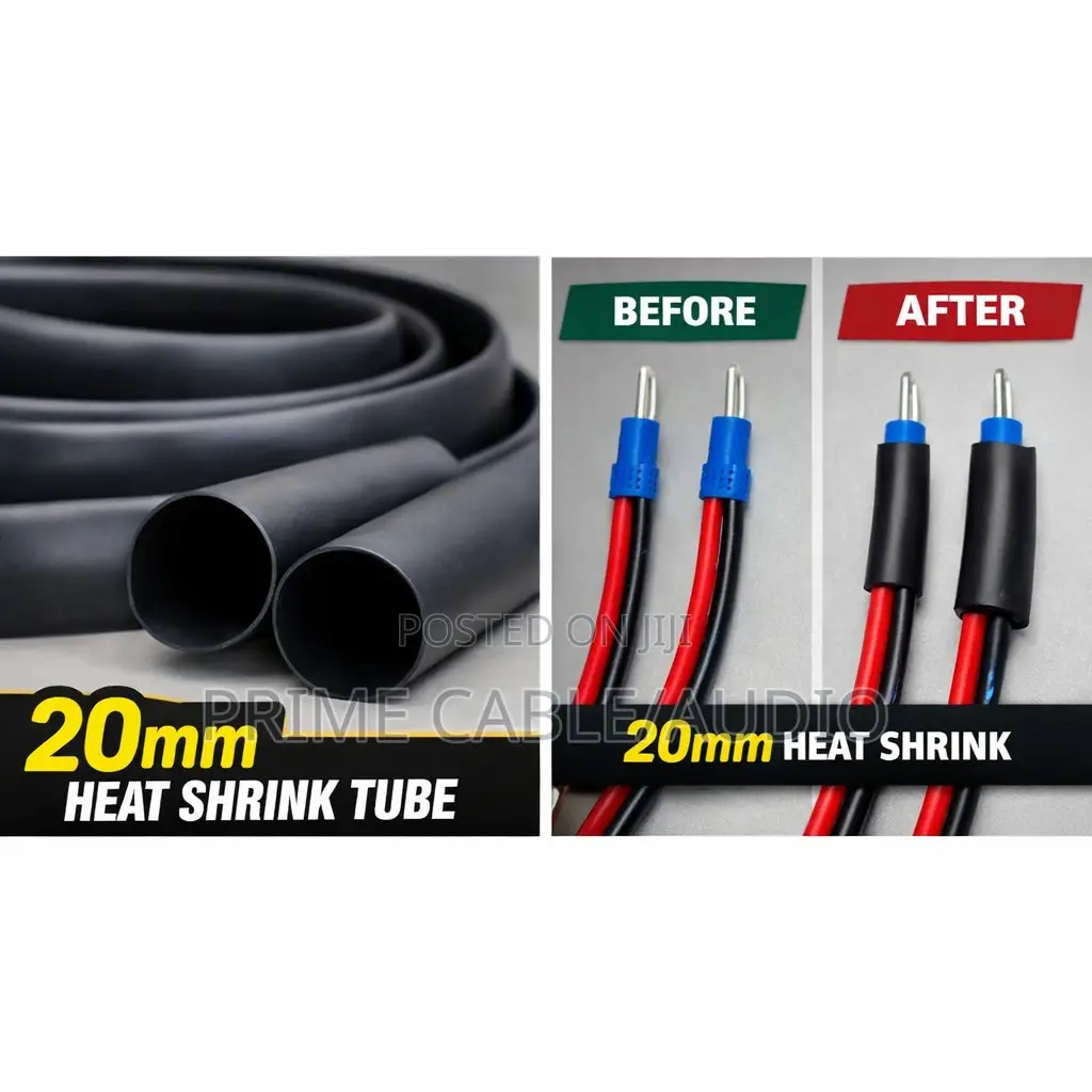 20mm Black Heatshrink Tube