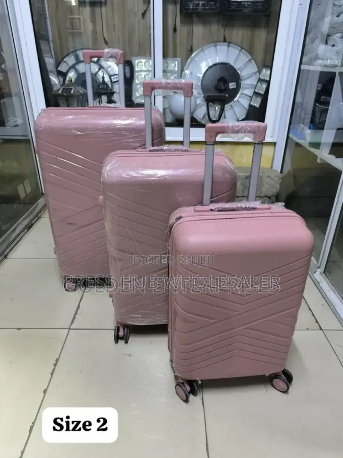Unbreakable Rubber Suitcase Set
