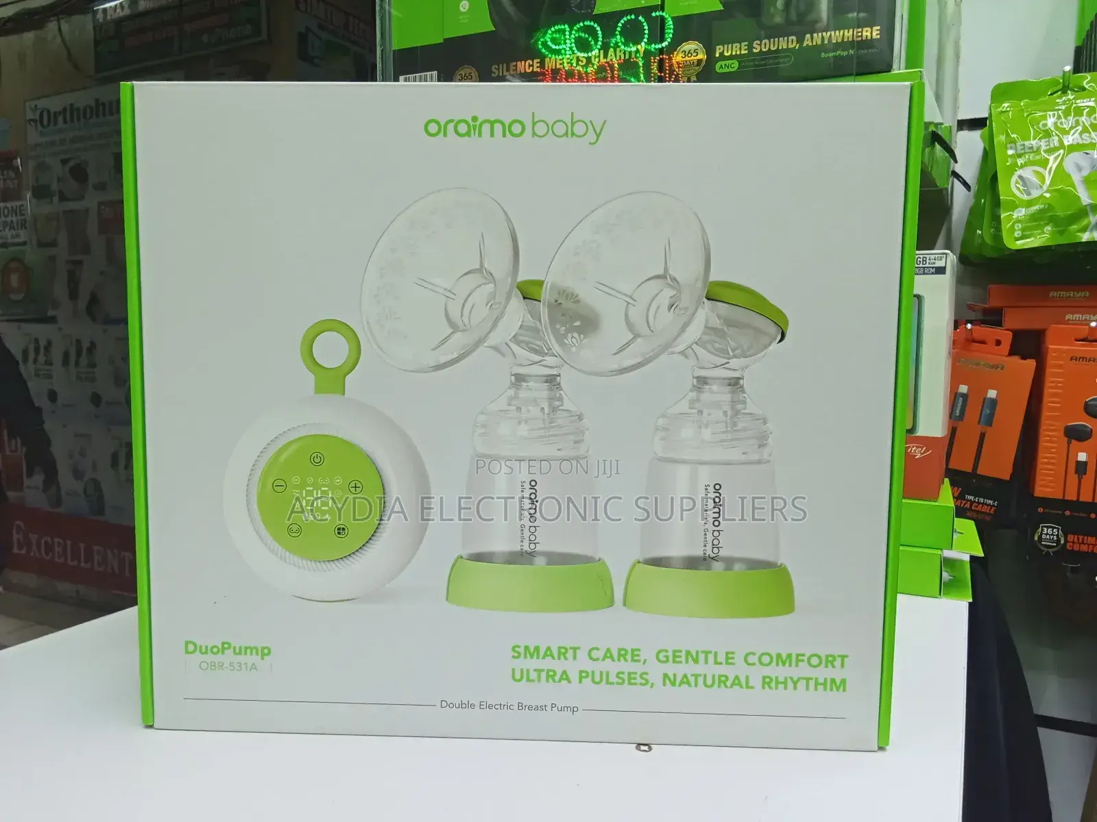 Oraimo Duopump Electric Bpa-Free Micro-Vibration Breast Pump