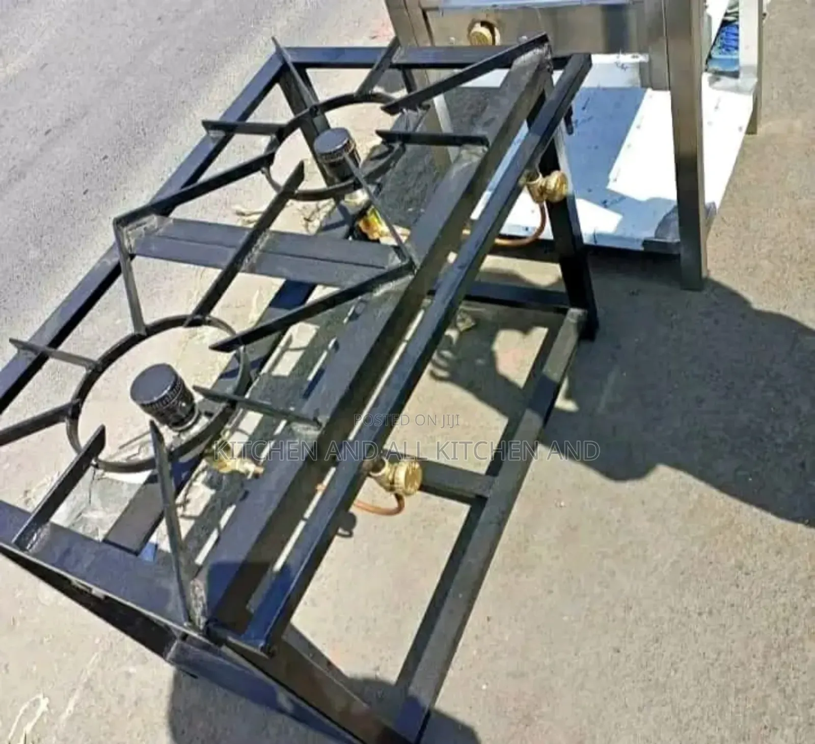 Double Two Burner Gas Cooker