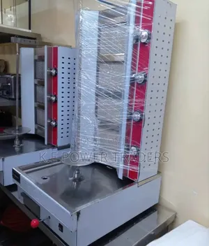 4 Burner Gas Shawarma Machine