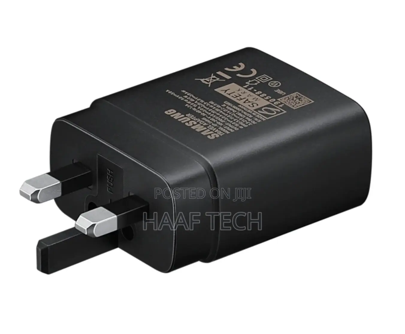 Samsung 45w Fast Wall Uk Plug Charger - Black
