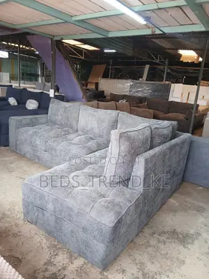 Appealing Warm 6 Seater L Sofa