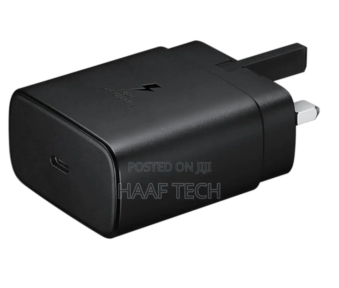 Samsung 45w Fast Wall Uk Plug Charger - Black