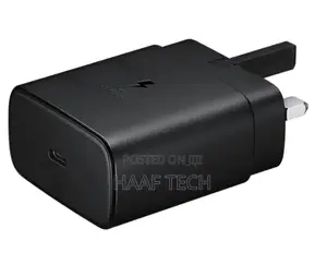 Samsung 45w Fast Wall Uk Plug Charger - Black