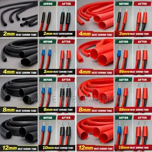 4mm Black Heatshrink Tube